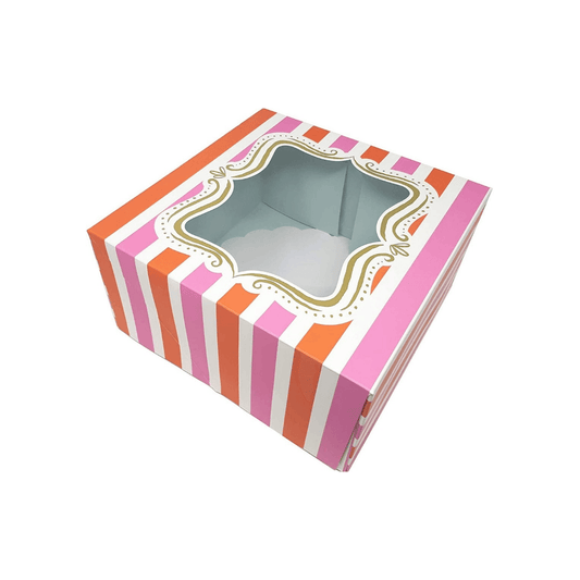 pink-red-striped-cake-boxes-with-cake-boards-2-meri-meri must love party