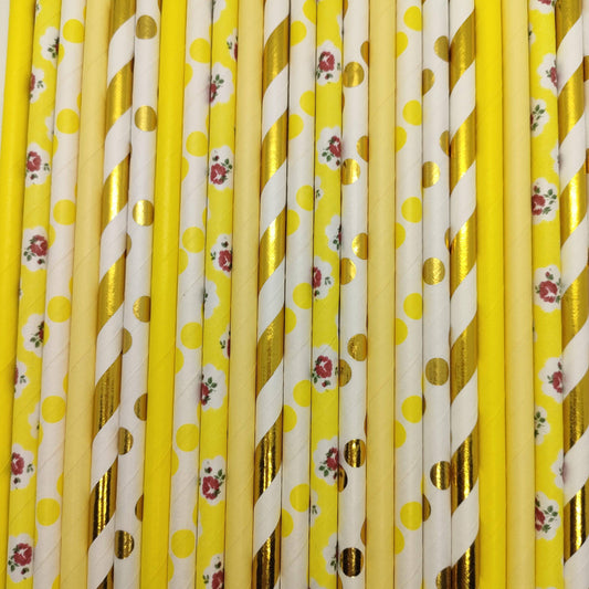 Golden Glow Straws Must Love Party 