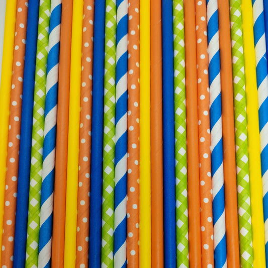 Mediterranean Straws Must Love Party 