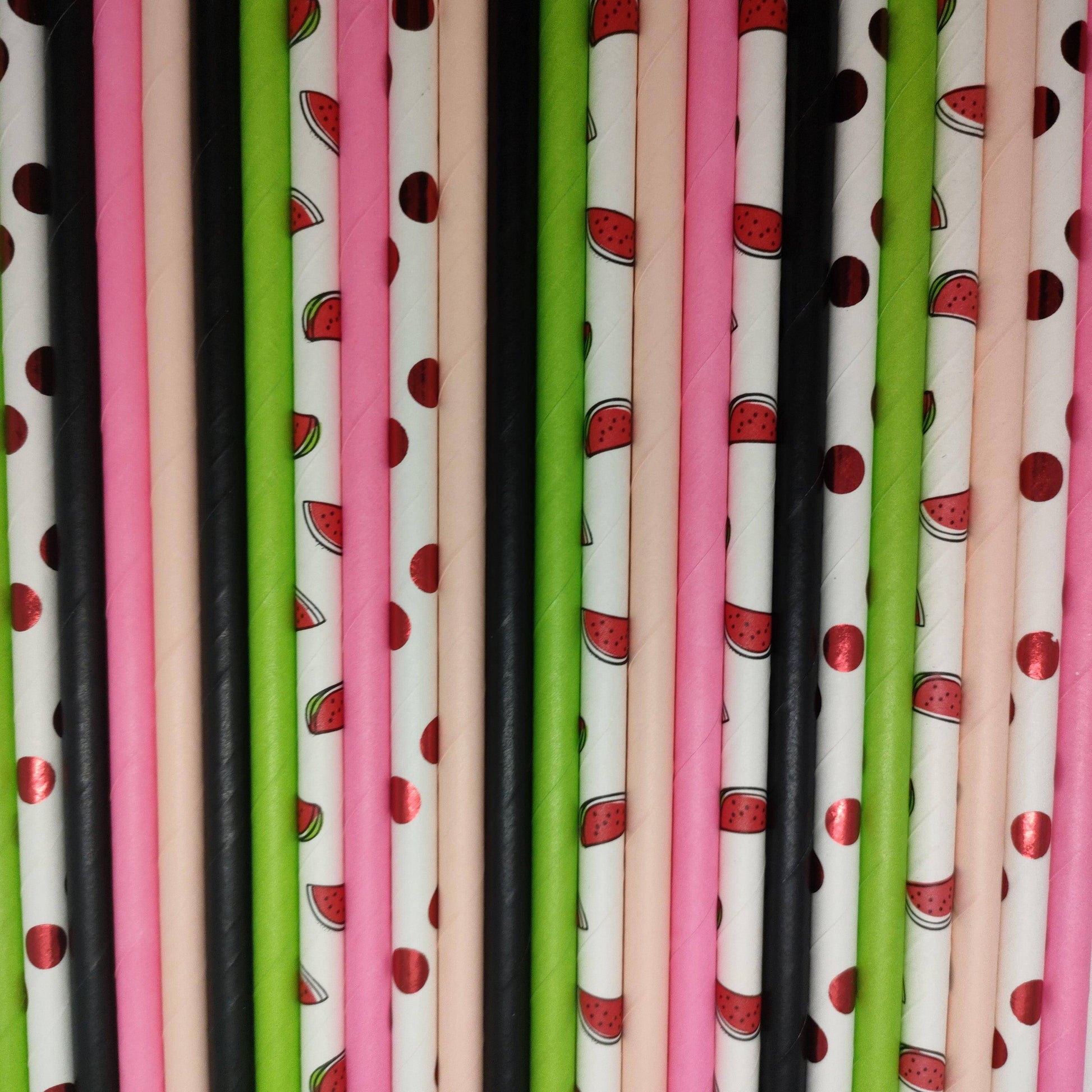 Pink Watermelon straws Must Love Party 