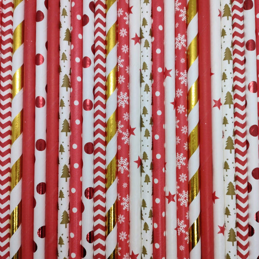 Scandi Christmas Straws