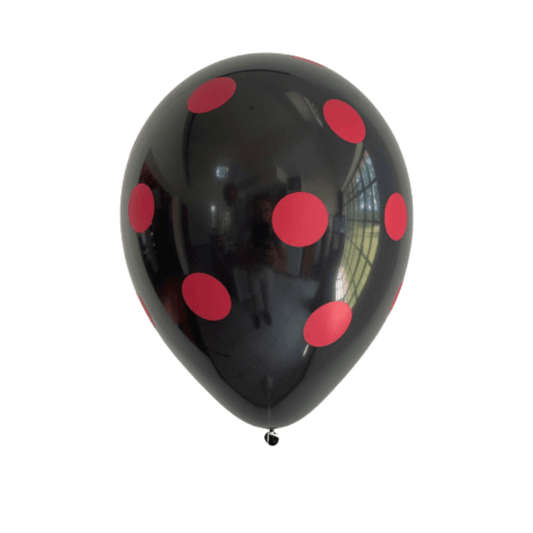 Red Dots on Black Balloons