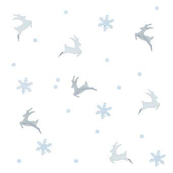 Silver Stag Christmas Confetti