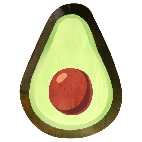 Avocado Shaped Plates