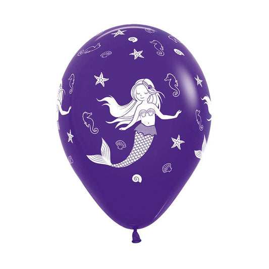 Violet Mermaid Balloons