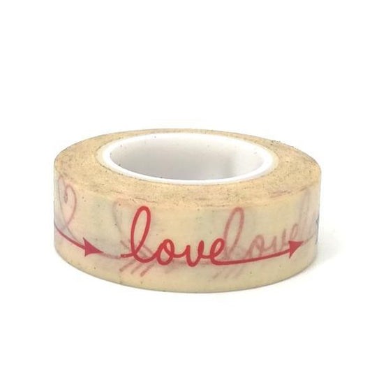 washi tape arrow love must love party