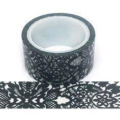 washi tape black patterns must love party