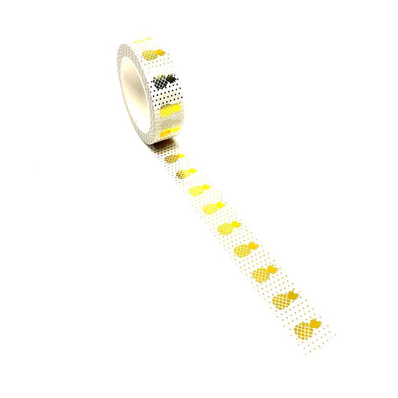 washi tape gold pineapples must love party