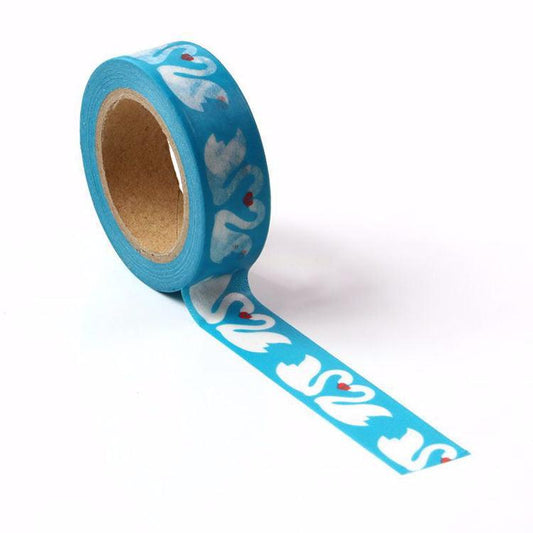 washi tape swans must love party