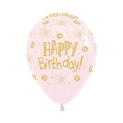 Happy Birthday Sunshine on Matte Pastel Pink (3)