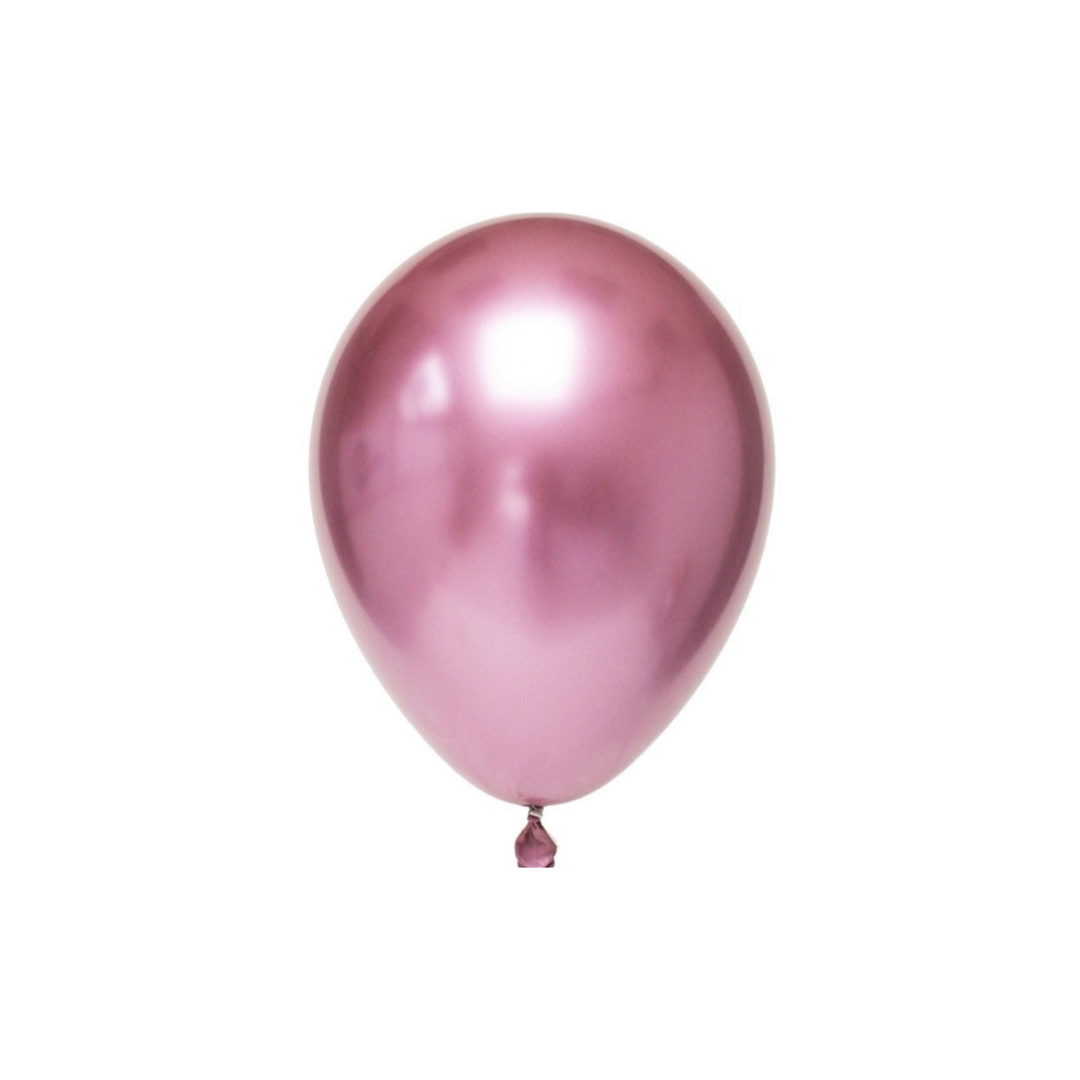 Mini Flamingo Chrome Balloons (5)