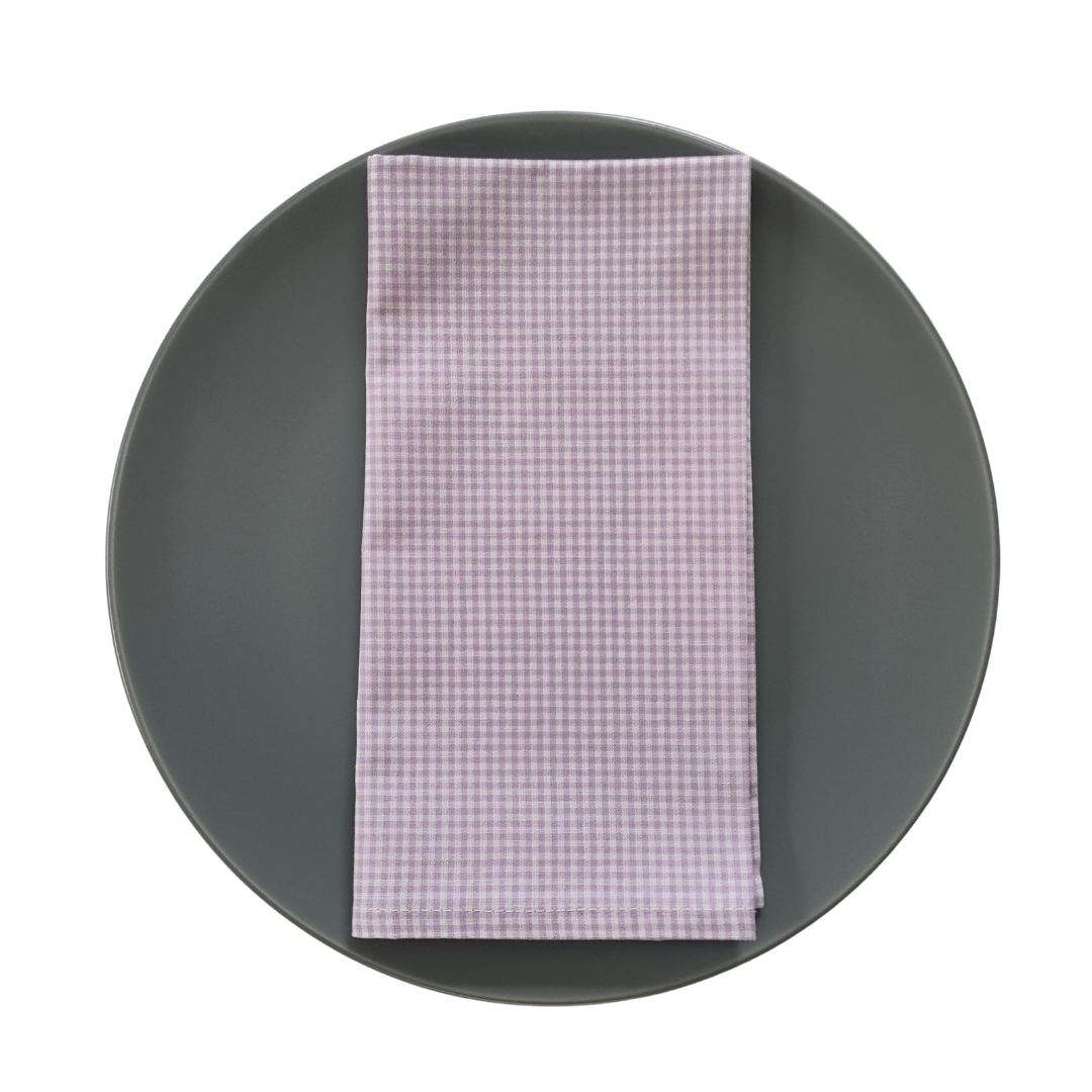 The Vichy Check Collection Fabric Napkins (4)