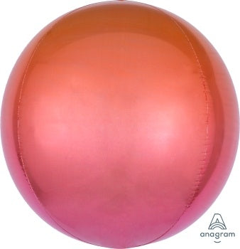 Ombre Red and Orange Orb - Must Love Party