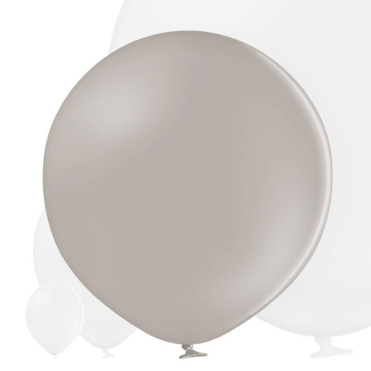 Jumbo Pastel Macaron Grey Balloon
