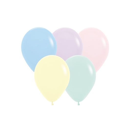 Assorted Mini Matte Pastel Balloons