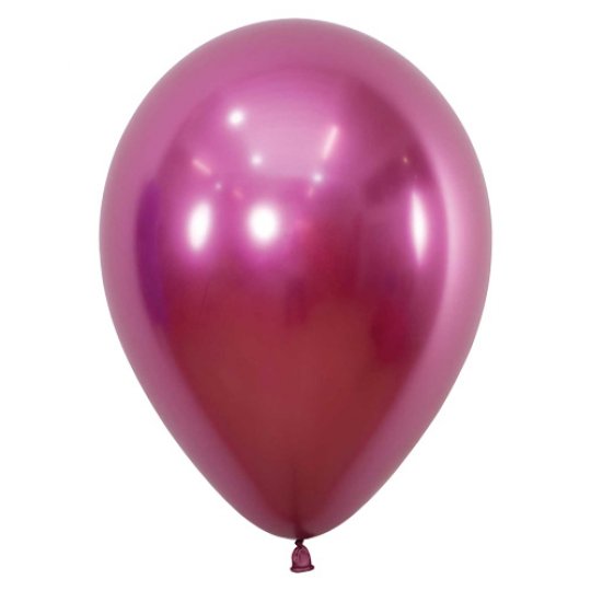 Fuschia Reflex (Chrome) Balloons (5)
