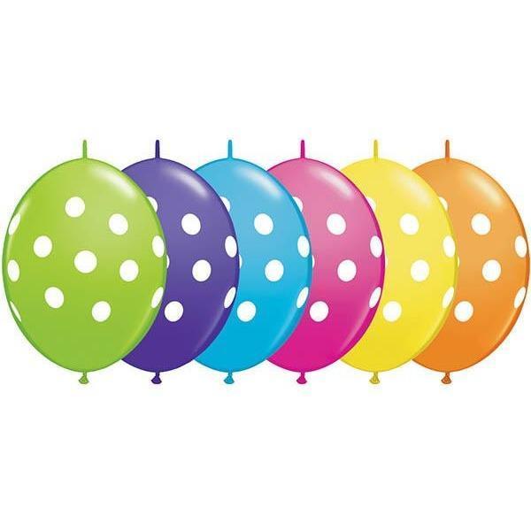 Tropical Polka Dots Assorted Link O Loon Balloons