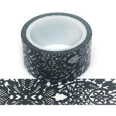 Washi Tape - Black Pattern - Must Love Party