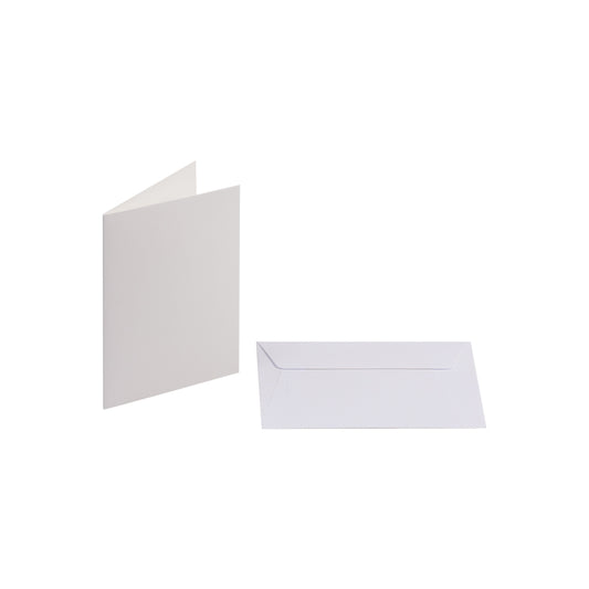 A6 White Blank Cards & Envelopes