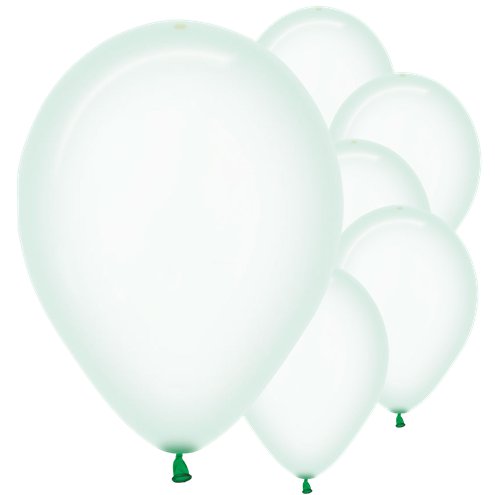 Crystal Pastel Green Balloons - Must Love Party