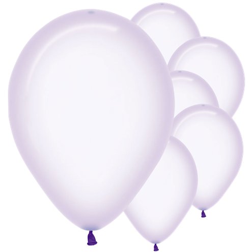 Crystal Pastel Lilac Balloons - Must Love Party