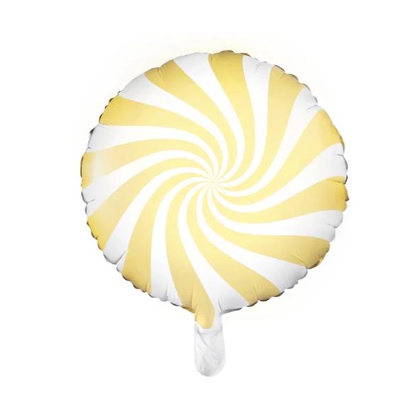 Pastel Yellow Candy Foil Balloon - Must Love Party