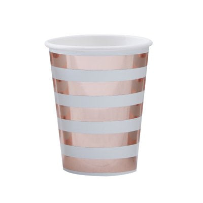 Rose Gold & Mint Cups (8) - Must Love Party