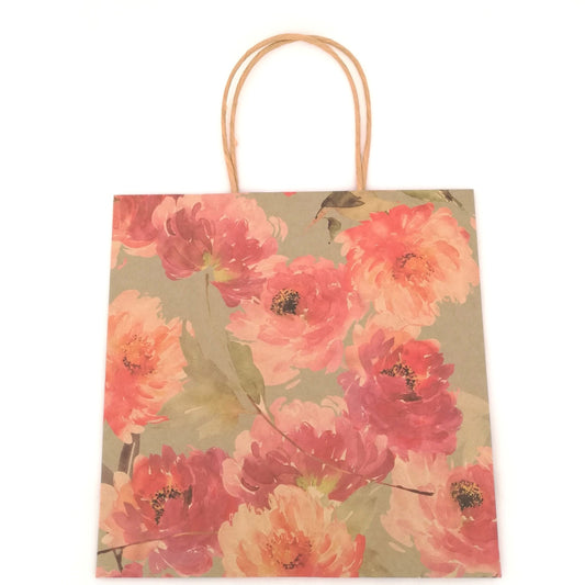 Floral Fancy Kraft Gift Bag - Must Love Party