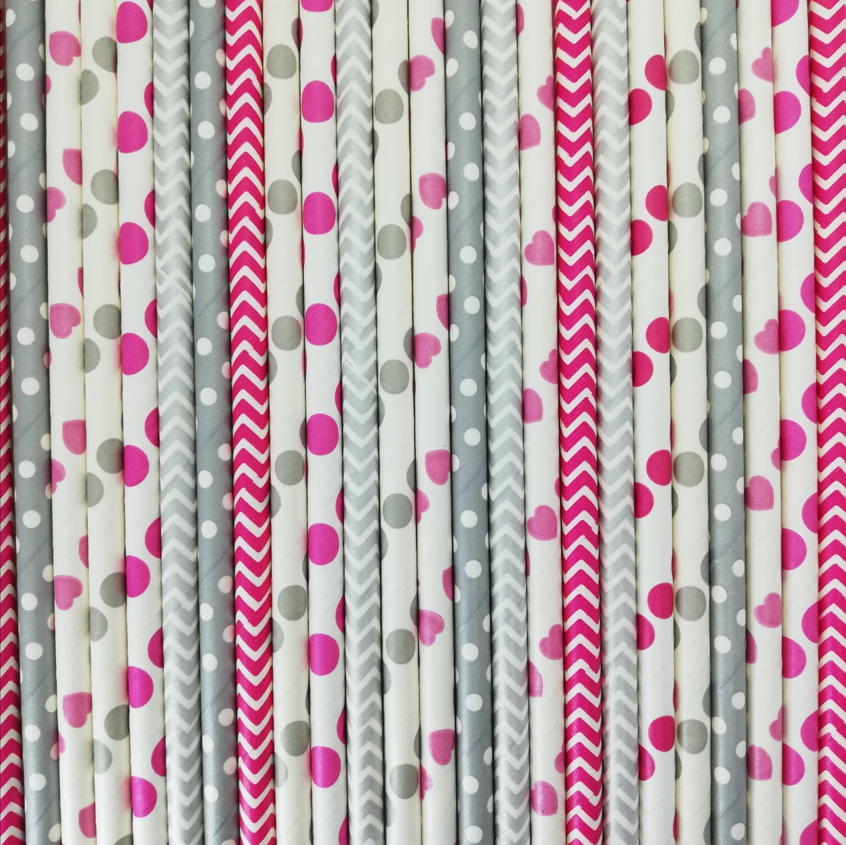 Pop of Colour - Darling Pink Paper Straws - Must Love Party