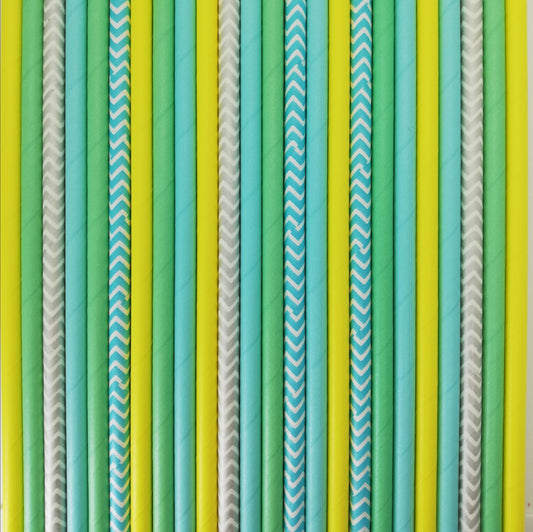 Pop of Colour - Lemonade Paper Straws - Must Love Party