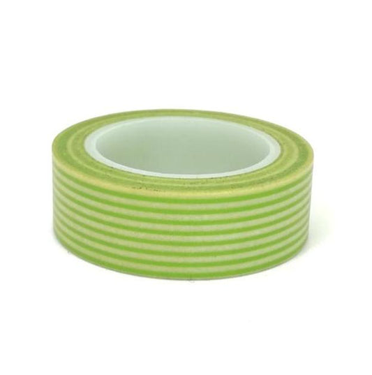 Washi Tape - Lime Green Stripe - Must Love Party
