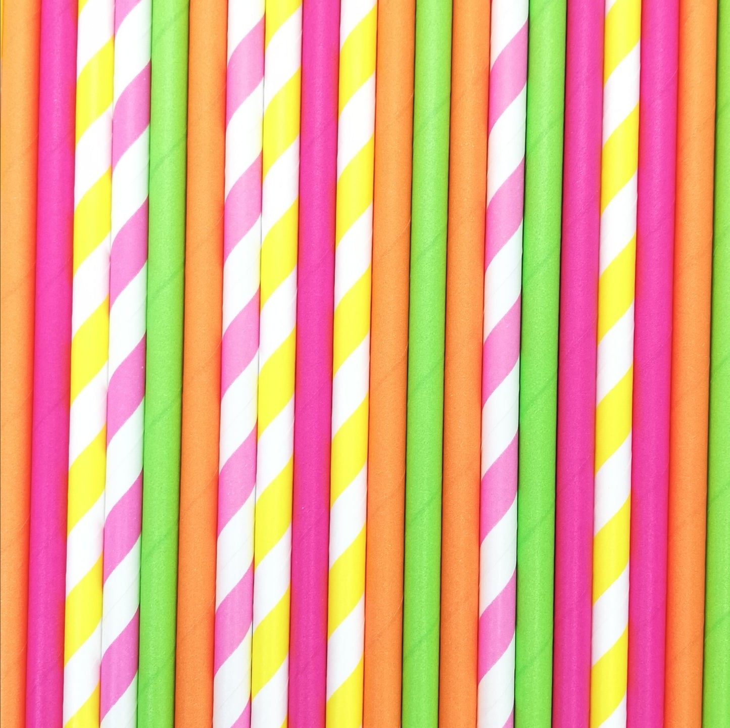 Pop of Colour - Tropical Paper Straws - Must Love Party
