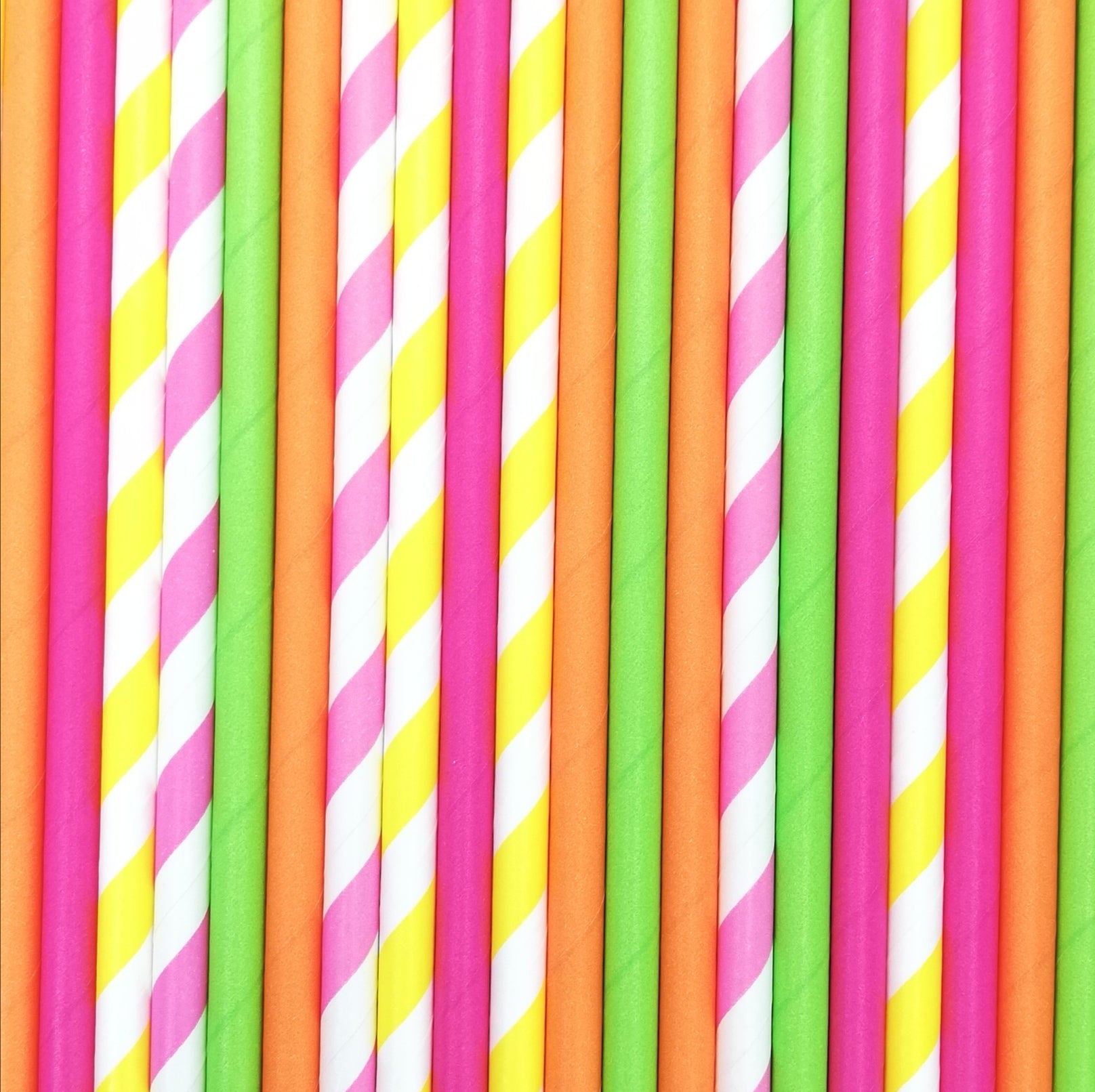 Pop of Colour - Tropical Paper Straws - Must Love Party