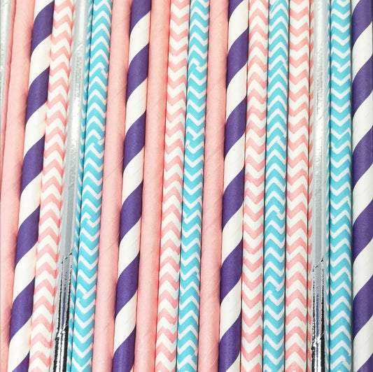 Pop of Colour - Flutter Paper Straws