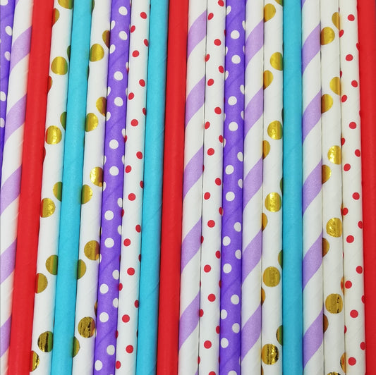 Pop of Colour - Up and Away Paper Straws
