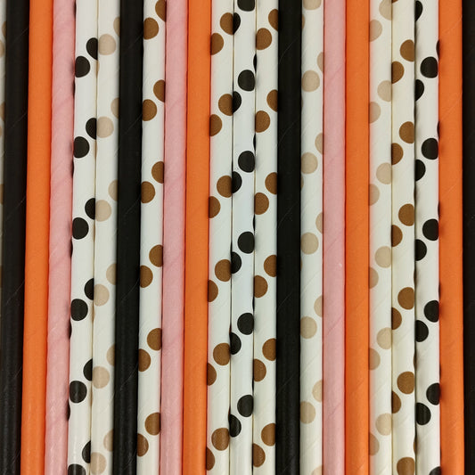 Pop of Colour - Bow Wow Paper Straws