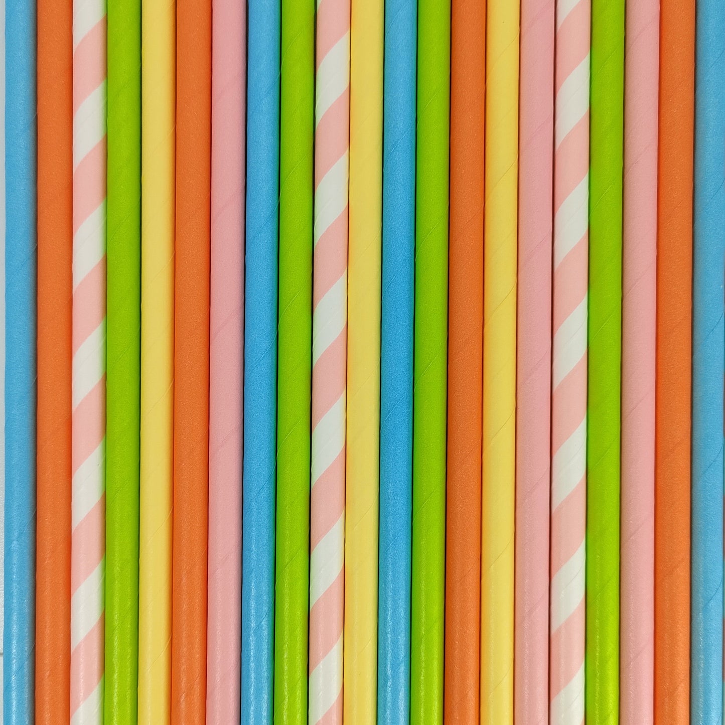 Pop of Colour - Flora Paper Straws