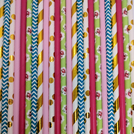 Pop of Colour - Bridgeton Paper Straws