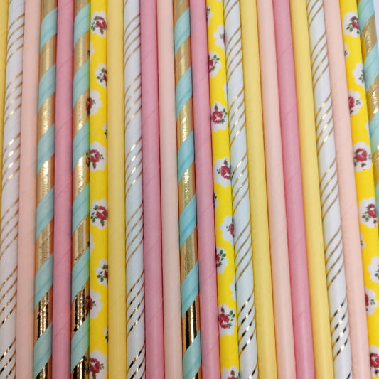 Pop of Colour - Princess Paper Straws