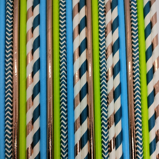 Pop of Colour - Dinosaur Paper Straws - Must Love Party