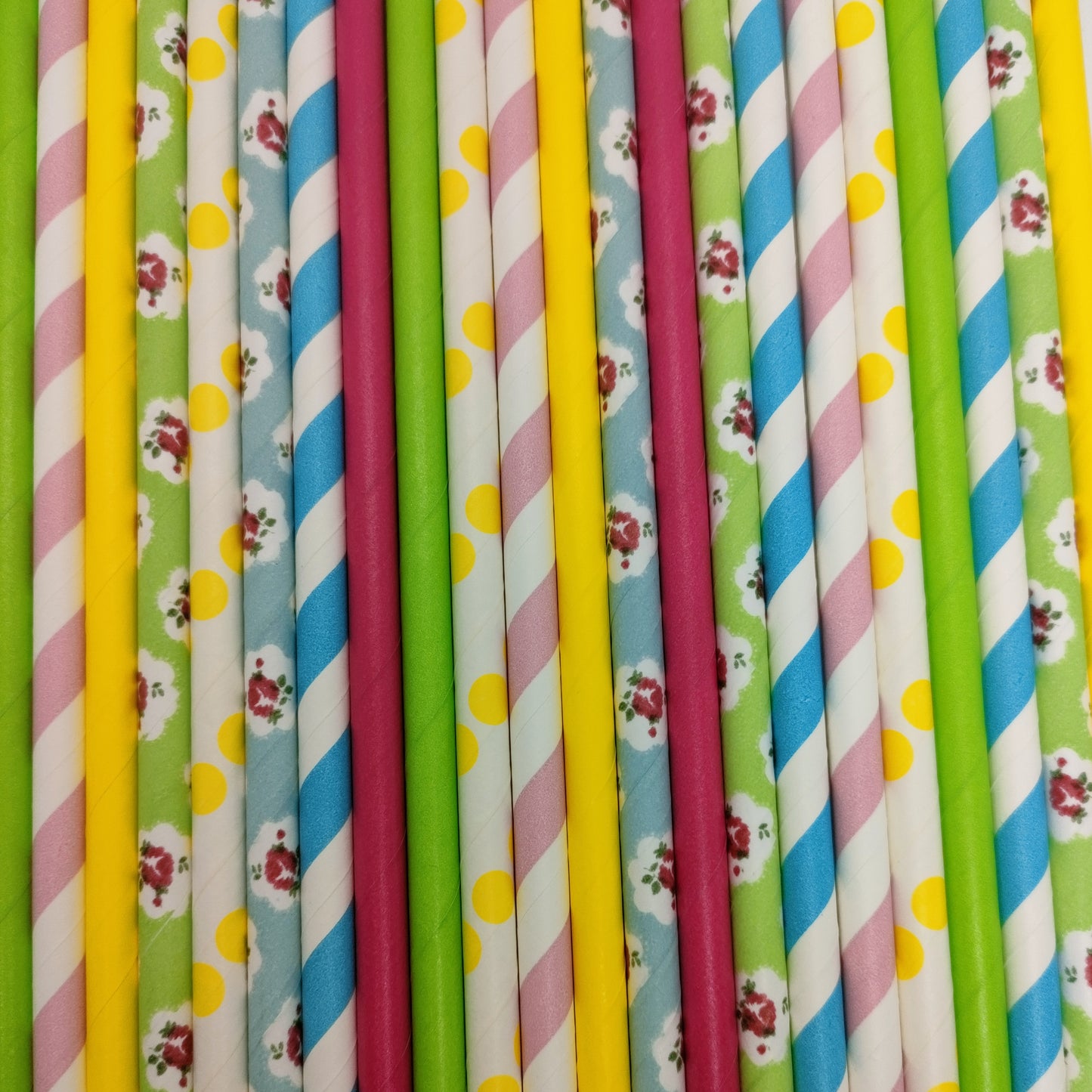 Pop of Colour - Garden Perfection Paper Straws - Must Love Party