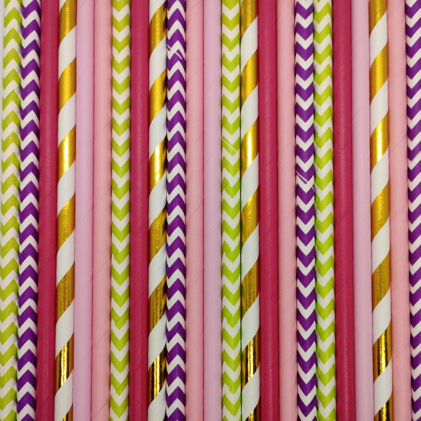 Pop of Colour - Gold Butterfly Paper Straws