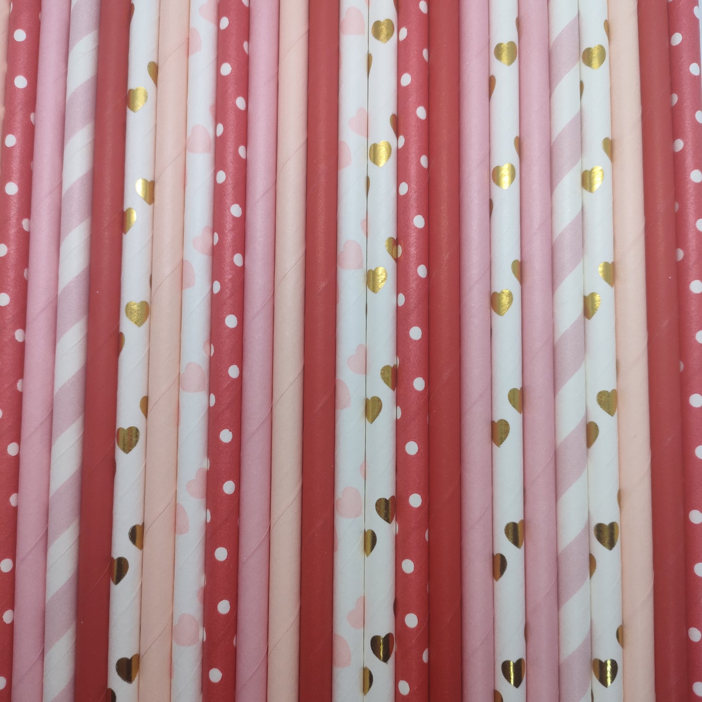 Pop of Colour  - Valentine's Paper Straws