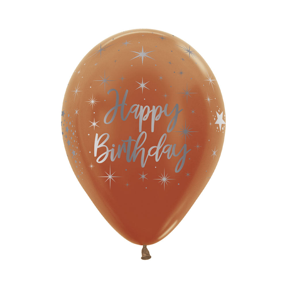 Metallic Happy Birthday on Copper Balloons (3)
