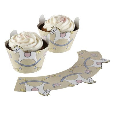Rock-a-Bye Baby Cupcake Wraps (10) - Must Love Party