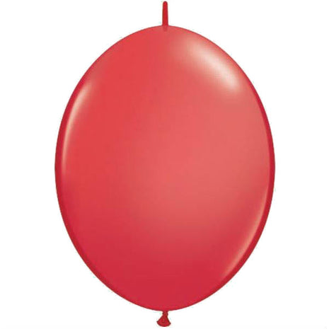 Fashion Solid Red Link O Loon Balloons - Must Love Party