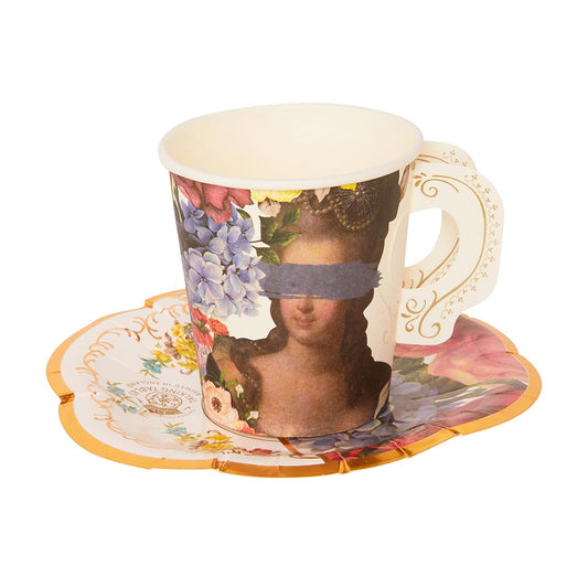 Truly Scrumptious Bridgerton Cup With Handles And Saucer Set