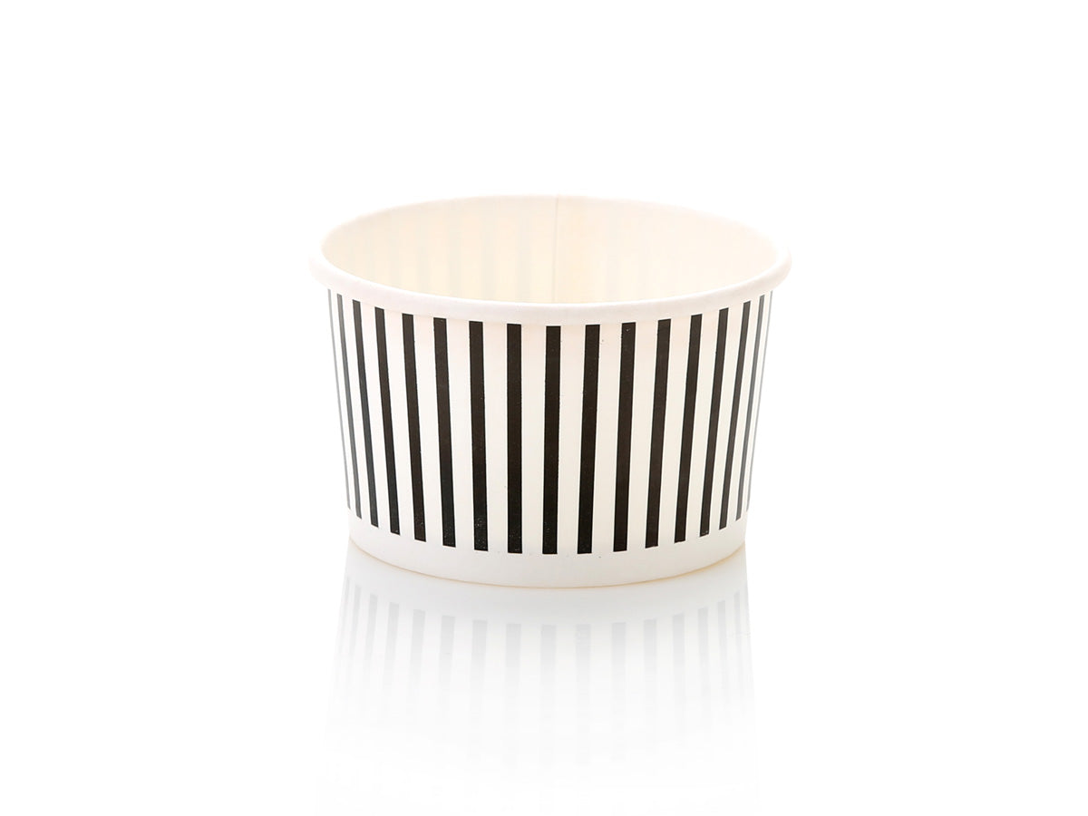 Mini Black Stripe Treat Cups 90ml (8)