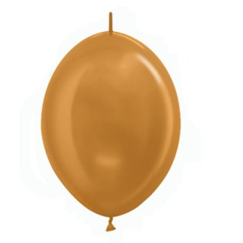 Old Gold Link O Loon Balloons - Must Love Party