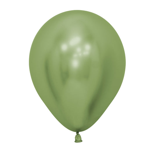 Lime Green Reflex (Chrome) Balloons - Must Love Party